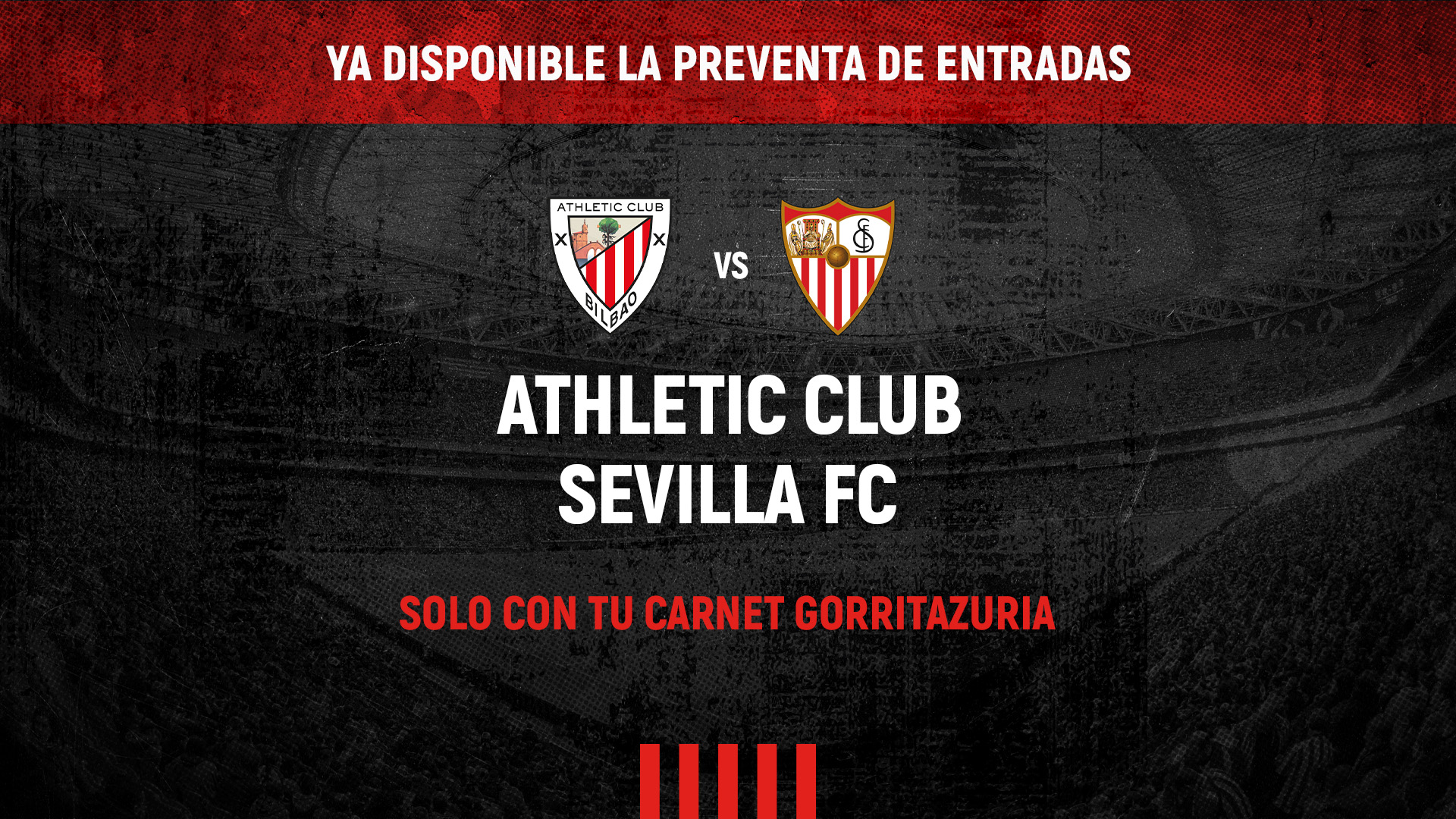 ENTRADAS PARA EL ATHLETIC CLUB-SEVILLA FC