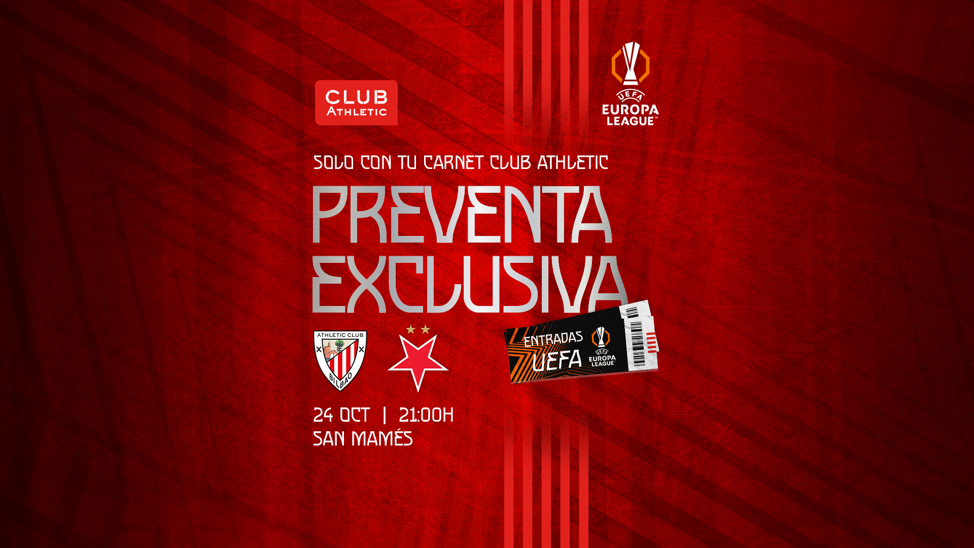 PREVENTA: AtHLETIC CLUB – Slavia Praha