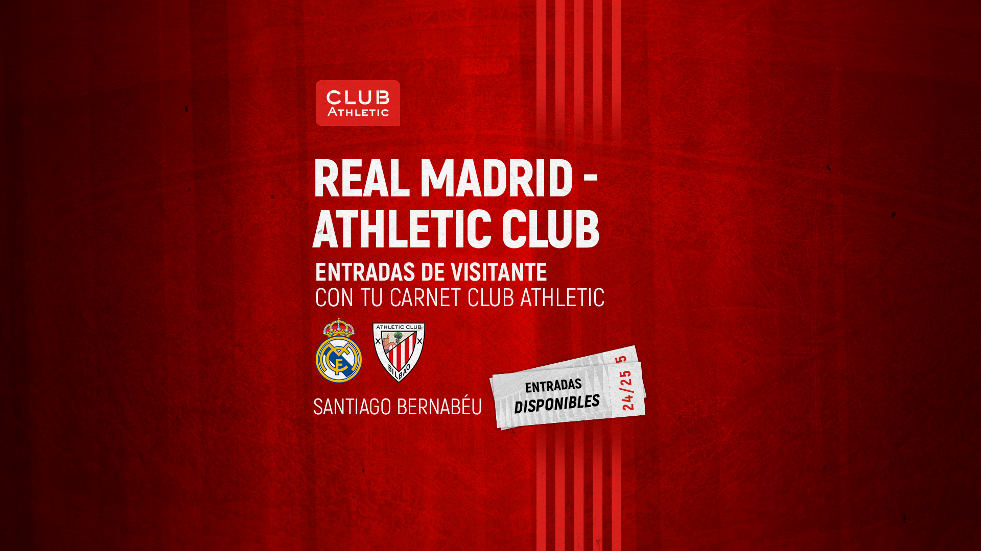 30 SIMPATIZANTES ANIMARÁN AL ATHLETIC EL PROXIMO DOMINGO EN EL BERNABÉU