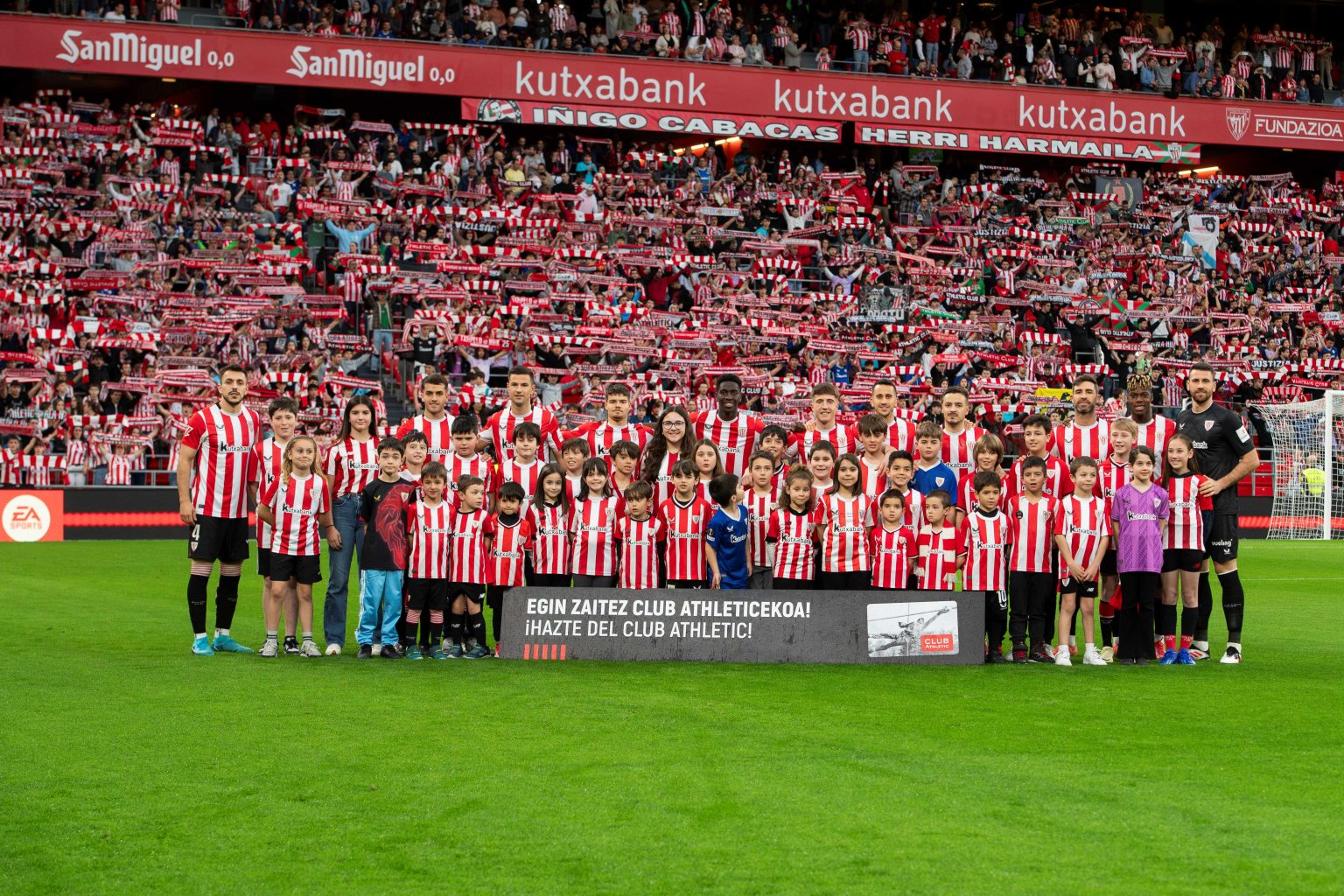 Ganadores foto once inicial contra FC Barcelona